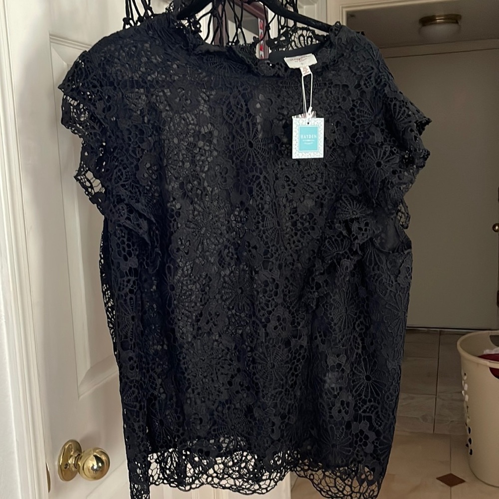 Hayden 2xl see through crochet